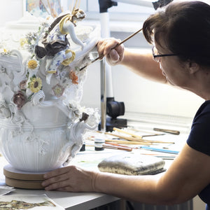 Limitierte Vase "Mittelvase das blühende Frankreich"