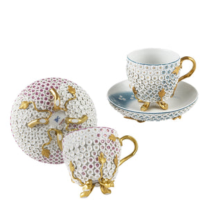 Limitiertes Set "Schneeballblütenset in Pink und Blau"