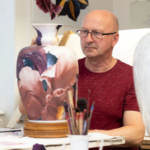 Limitierte Vase "Blühende Nacht"