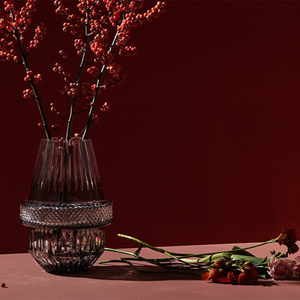 Vase groß Matrice farbig