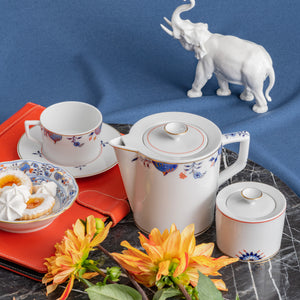 Kaffee-Set "Noble Blue" 14-tlg. für 4 Personen