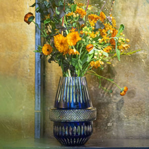 Vase groß Matrice farbig