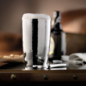 Martelé Bier- und Longdrinkbecher 90g versilbert