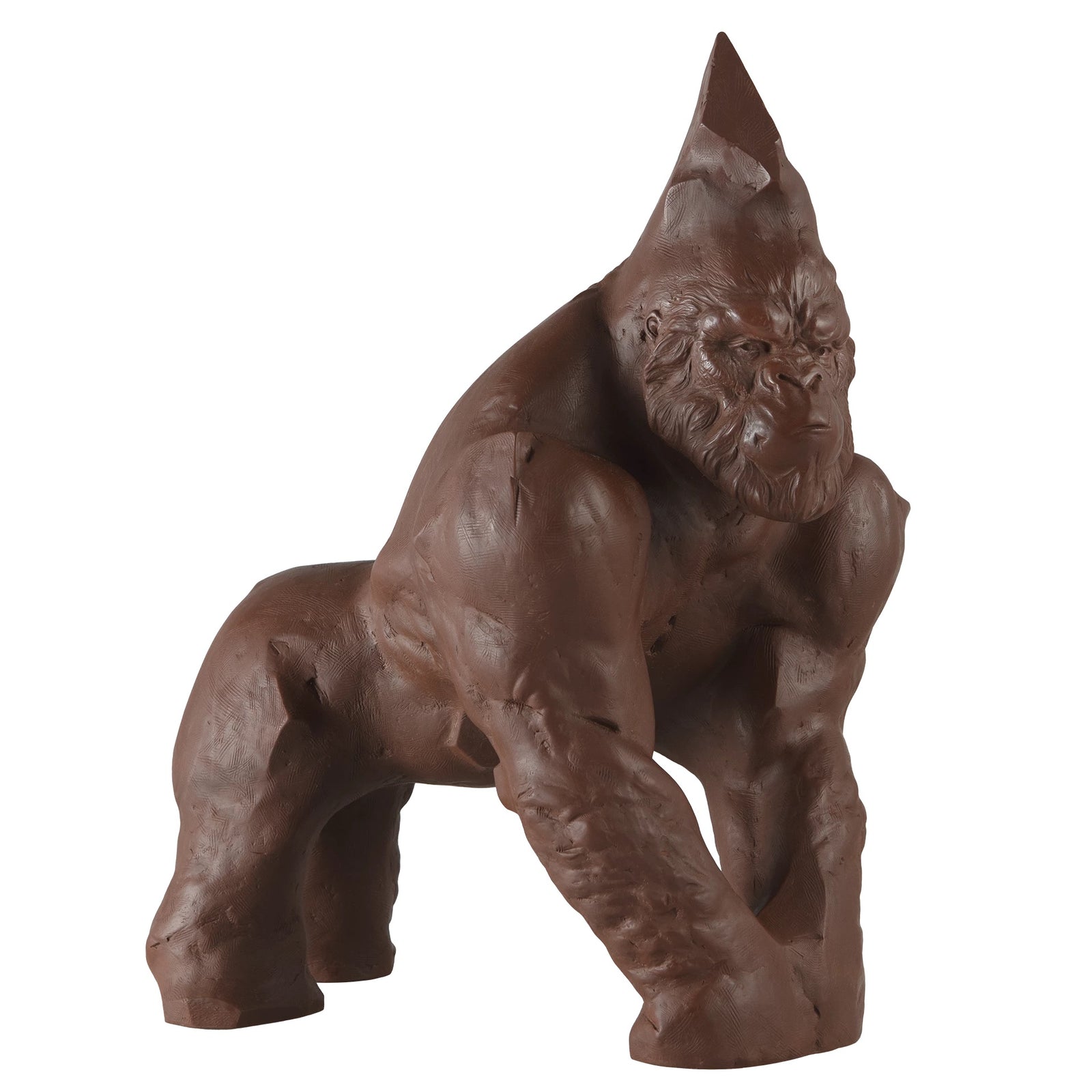 Figur Gorilla aus Böttgersteinzeug