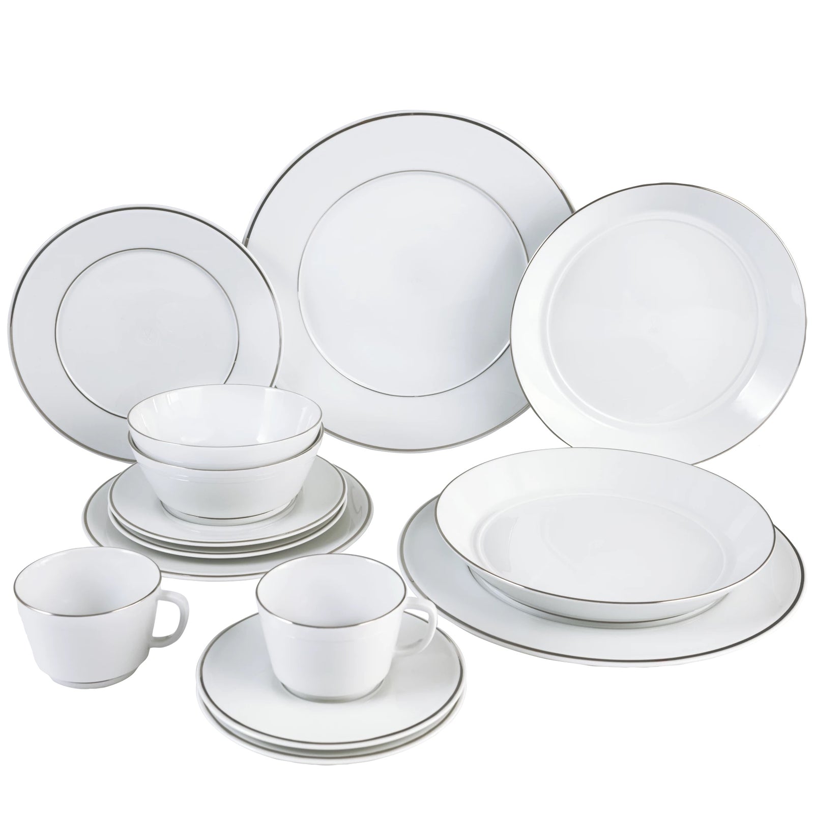 Speise-Set "Vitruv Platinum" 14-tlg. für 2 Personen