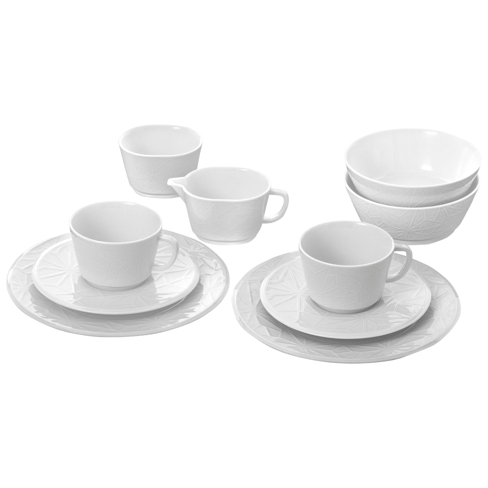 Kaffee-Set "Vitruv Graphic" 10-tlg. für 2 Personen